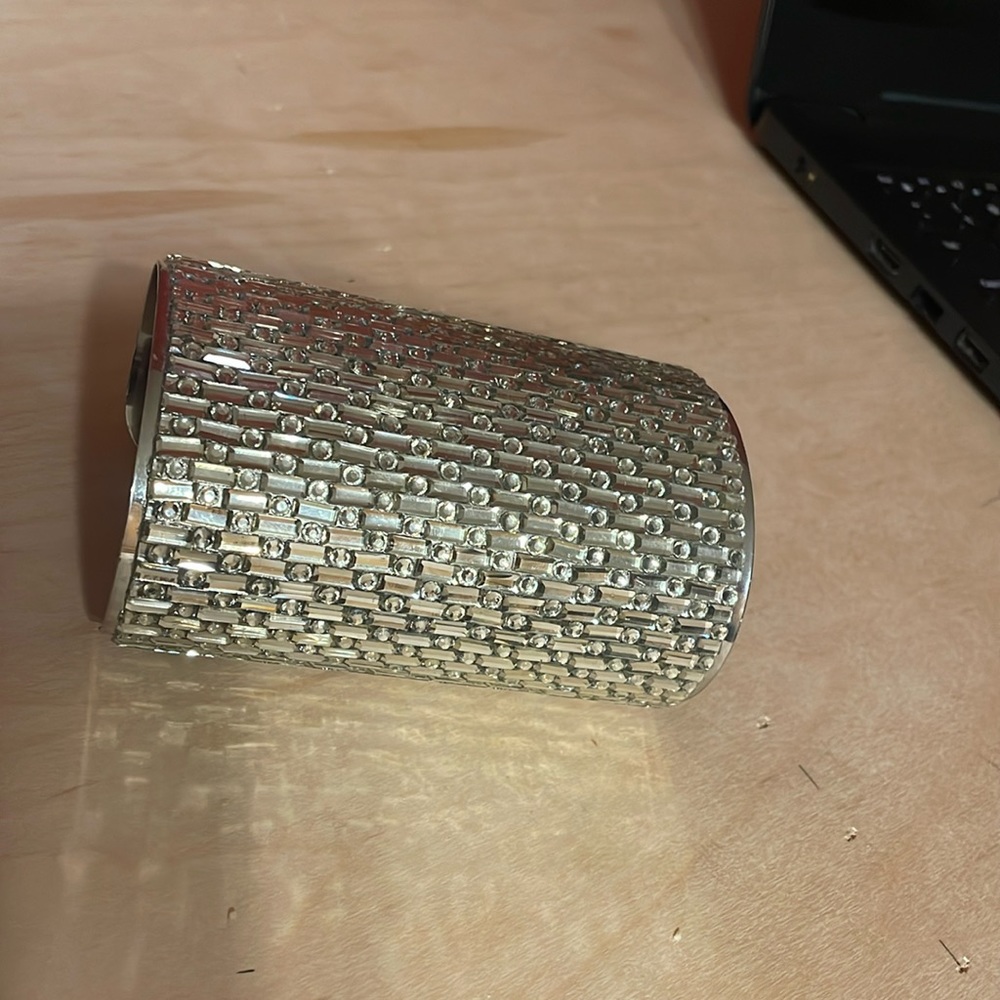 Fun fashion Silver bracelet - wide